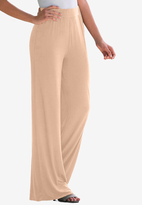Everyday Knit Palazzo Pant | Woman Within