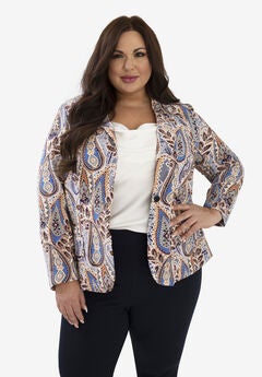 Stretch Crepe Blazer