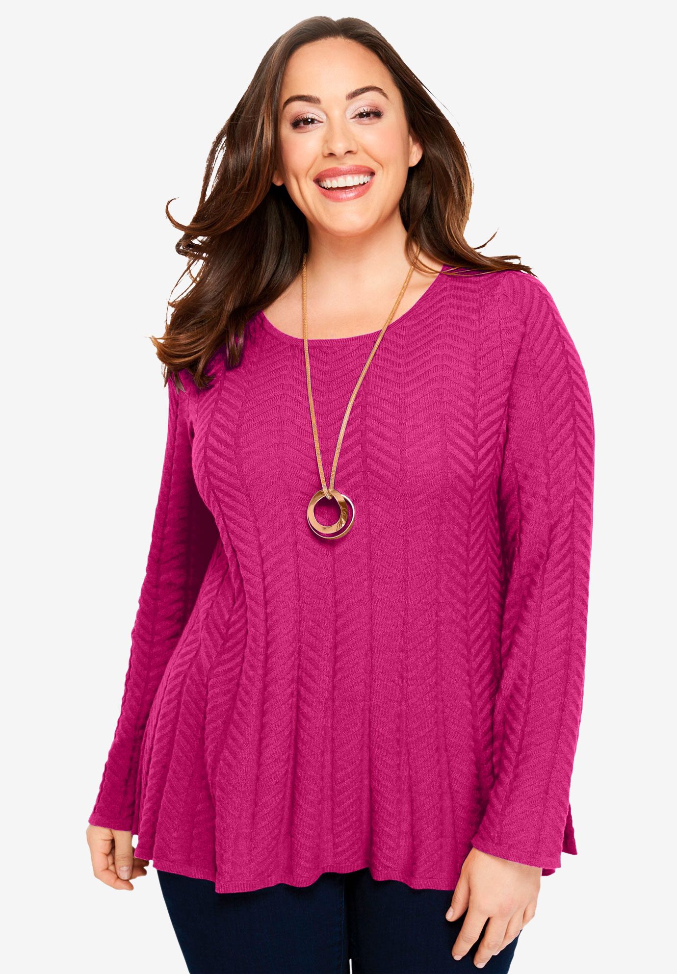 Clearance Plus Size Tops, Sweaters 