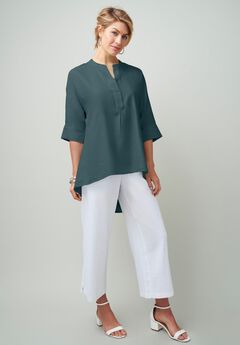 Hi-Low Linen Tunic