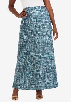 Stretch Knit Maxi Skirt