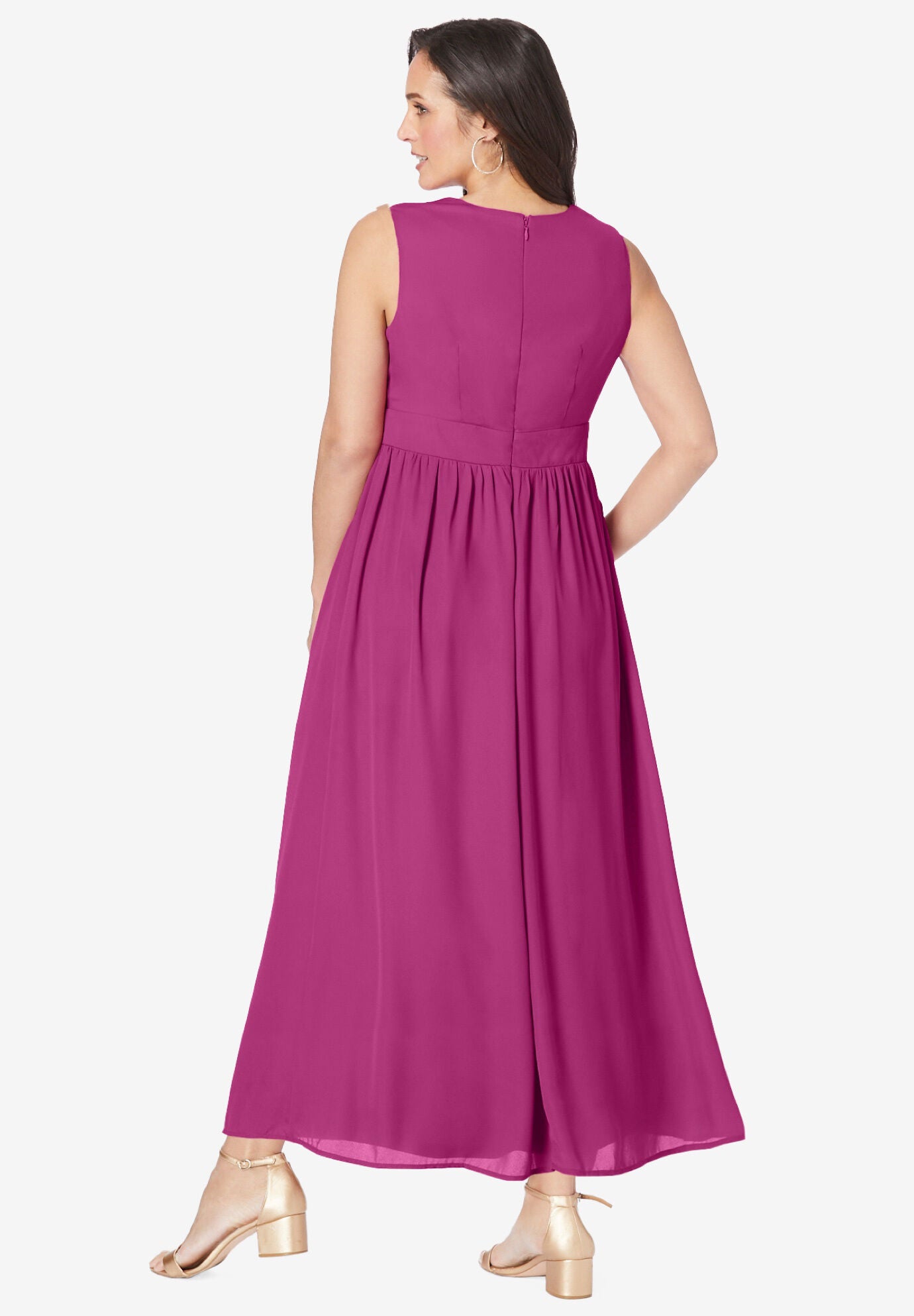 Surplice Maxi Dress, , on-hover image number 1