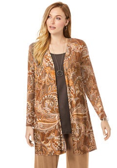 Everyday Stretch Knit Open Front Cardigan