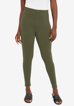 Plus Size Green Leggings