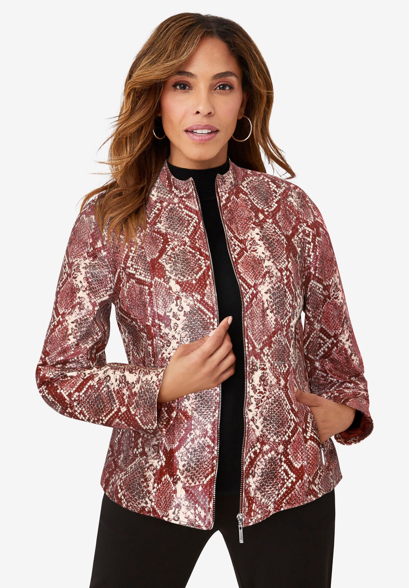 Woman within clearance coats on sale