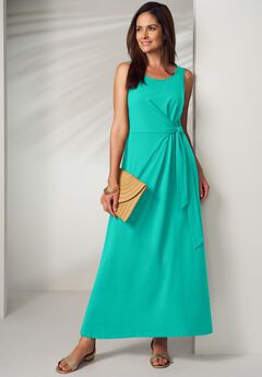 Side Tie Maxi Dress