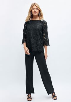 Popover Lace Jumpsuit