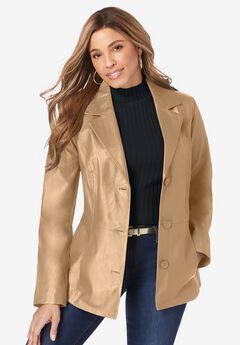 Leather Blazer