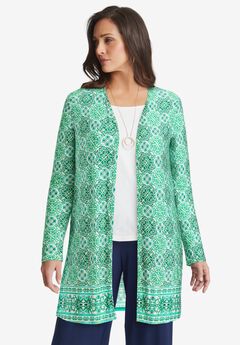 Everyday Stretch Knit Open Front Cardigan