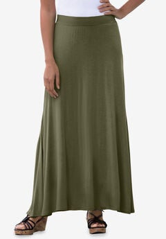 Everyday Stretch Knit Maxi Skirt