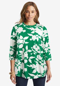 Stretch Knit Swing Tunic