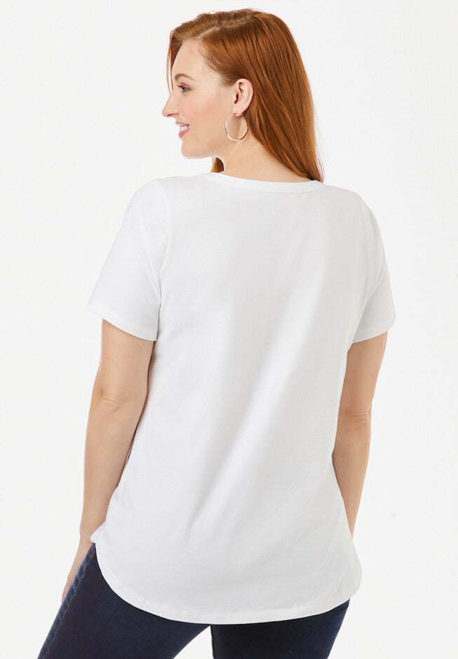 V-Neck Tee, , on-hover image number 1