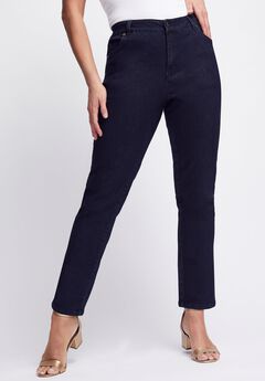 True Fit Stretch Denim Straight Leg Jean