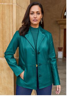 Leather Blazer