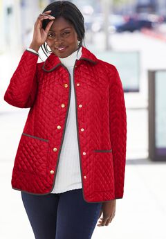 Plus Size Red Winter Coats
