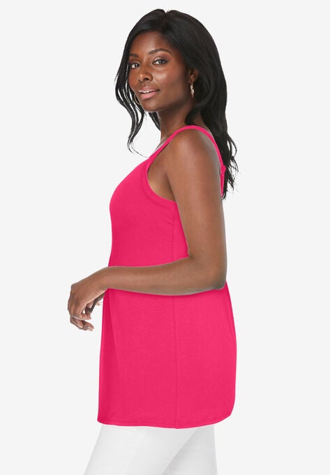 Shirred Tank, , alternate image number null