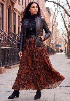 Flowing Crinkled Maxi Skirt