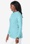 Fleece Funnel Neck Top, , alternate image number null