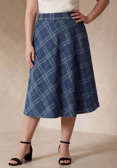 Plus Size High Waist Skirts