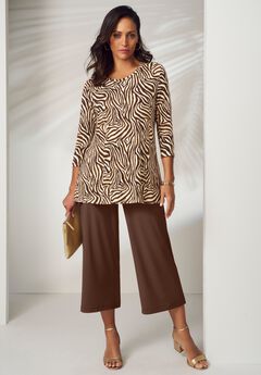 Stretch Knit Swing Tunic