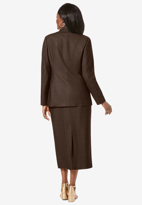 Single-Breasted Skirt Suit, , on-hover image number null