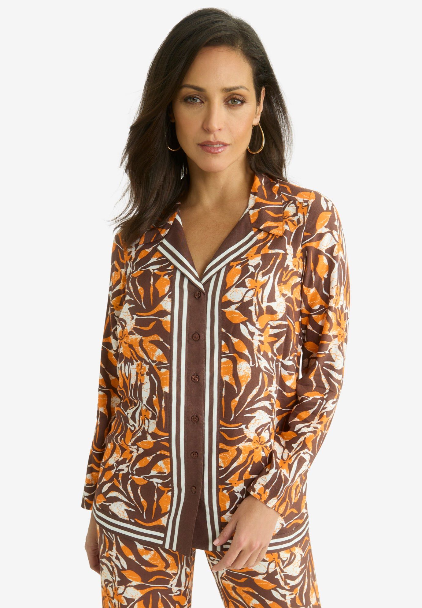 Button Front Rayon Shirt