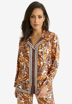 Button Front Rayon Shirt