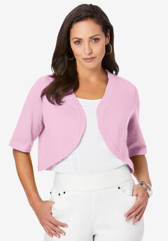 Curved Hem Shrug