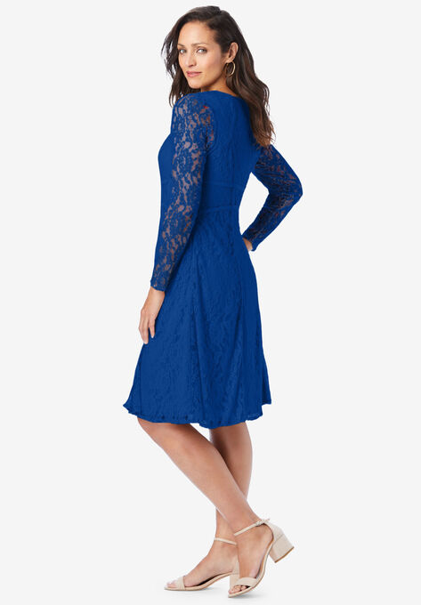 Seamed Lace Dress, , alternate image number null
