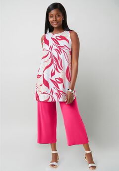 Stretch Knit Tunic Tank