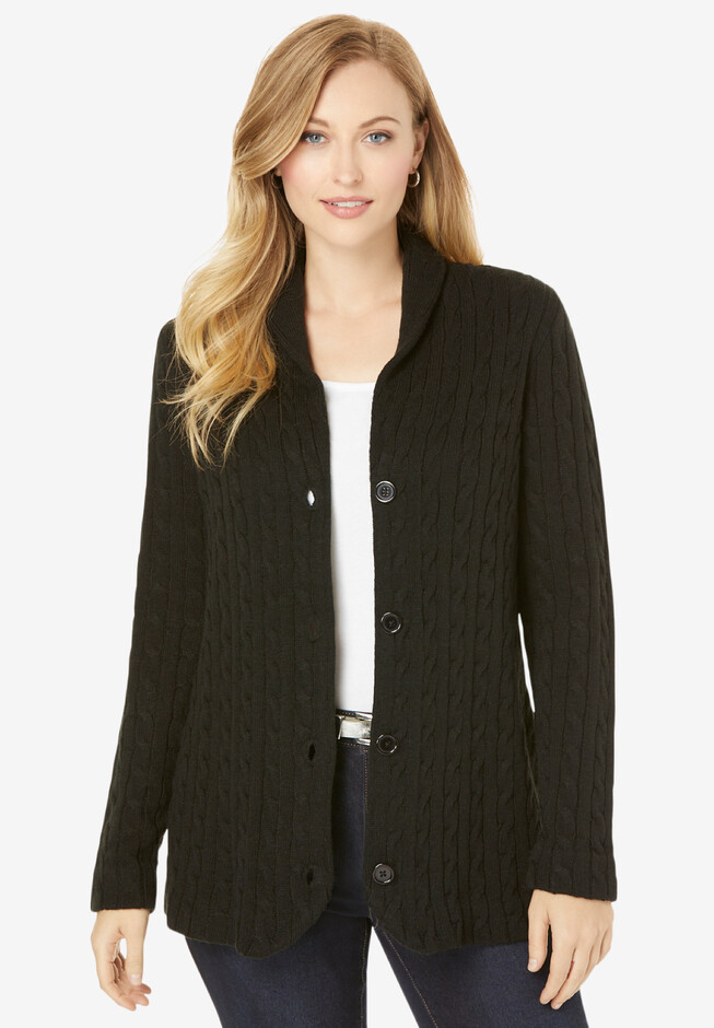 Cable Blazer Sweater | Woman Within