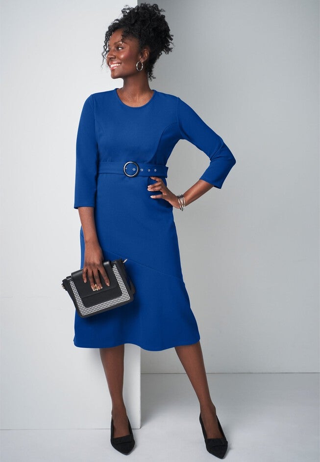 knit crepe dress Adrianna Papell Knit Crepe Short Dress