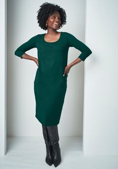 Stretch Cotton T-Shirt Dress