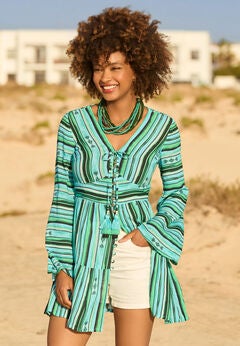 Boho Slit Front Tunic
