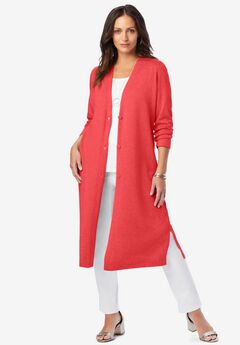 Plus Size Cotton Cardigans