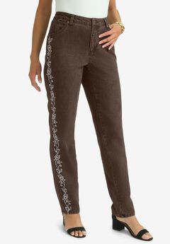Classic Cotton Denim Straight-Leg Jean