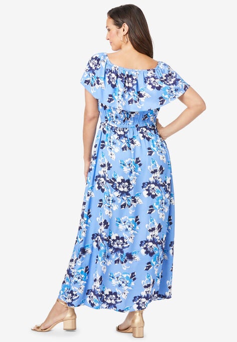 Off-The-Shoulder Maxi Dress, , on-hover image number null