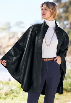 Leather Poncho