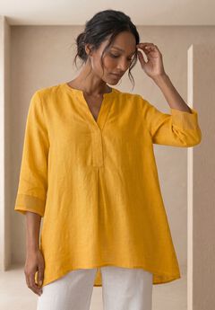 Hi-Low Linen Tunic