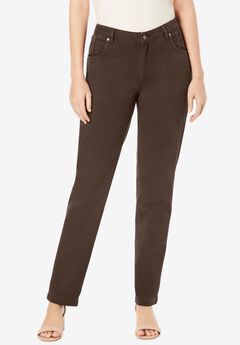 Classic Cotton Denim Straight-Leg Jean