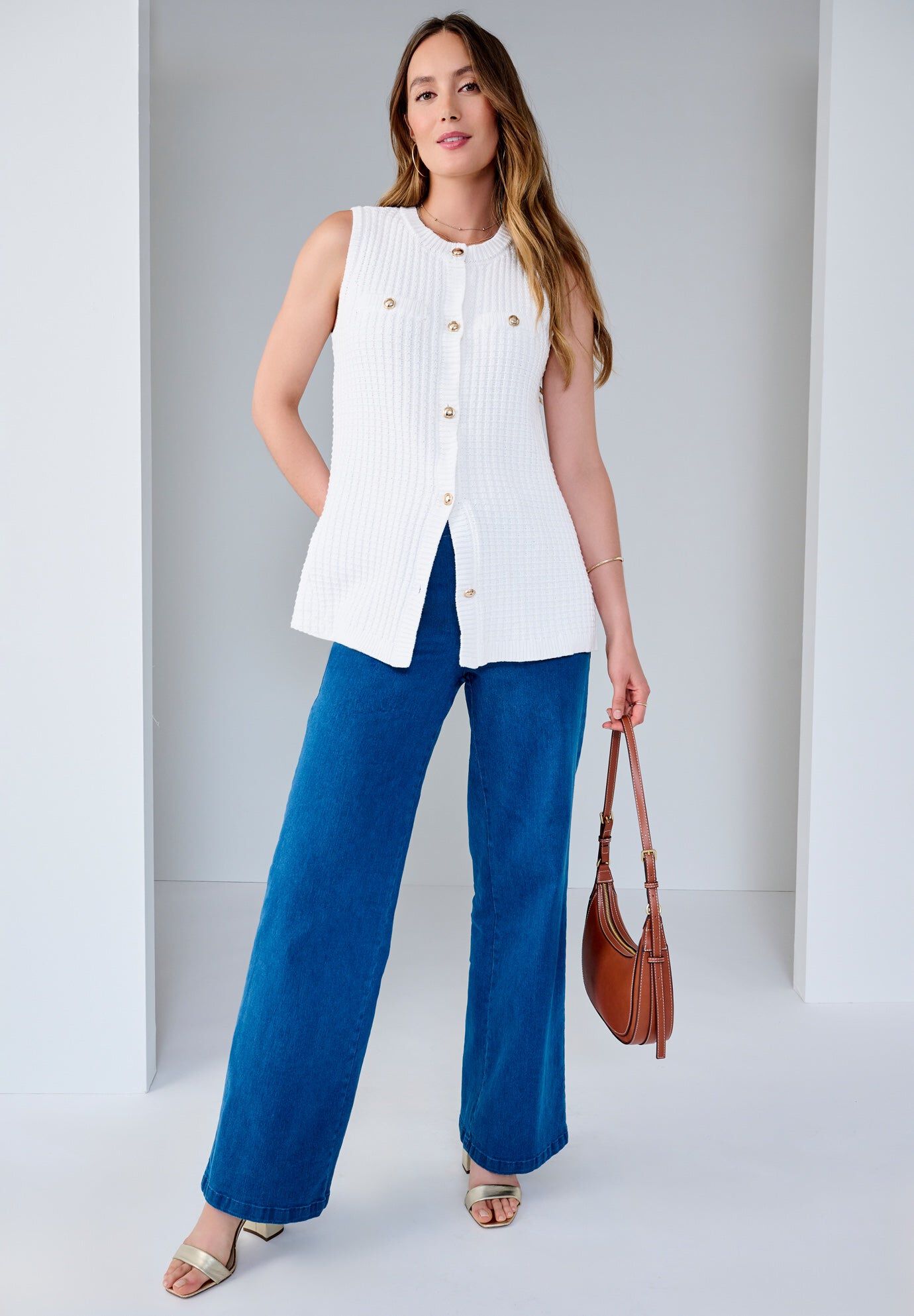 True Fit Wide Leg Jean | Woman Within