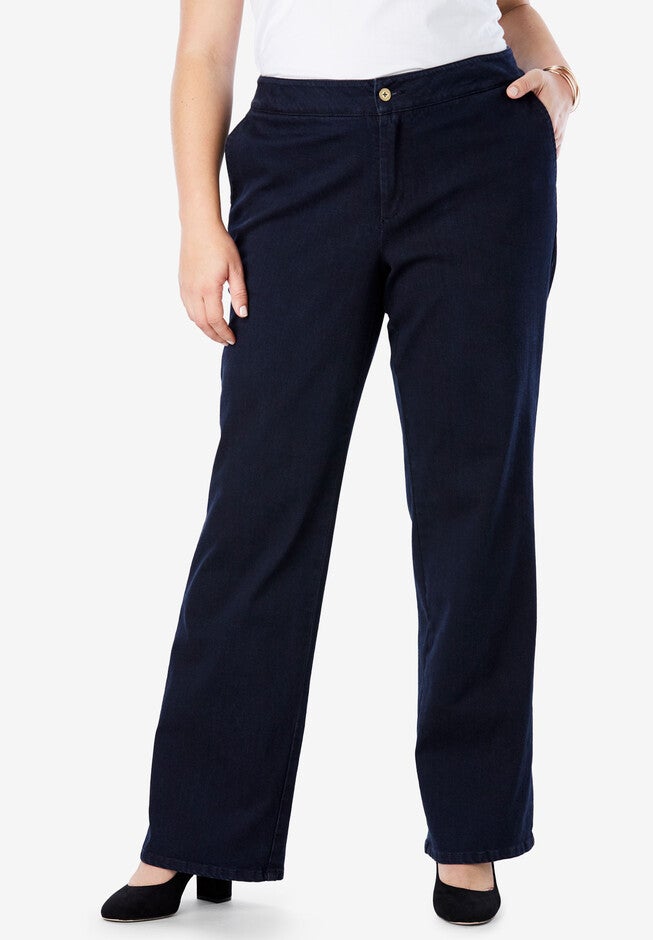 Refined Denim Trouser, INDIGO, hi-res image number null