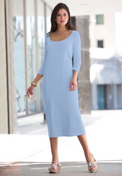 Stretch Cotton T-Shirt Dress