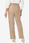 Lightweight Linen-Blend Straight-Leg Pants, , on-hover image number null