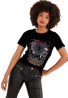 Stretch Cotton Graphic Tee