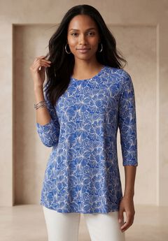 Stretch Knit Swing Tunic