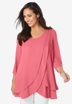 Double-Layer High-Low Tunic