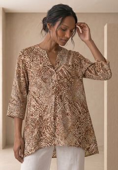Hi-Low Linen Tunic