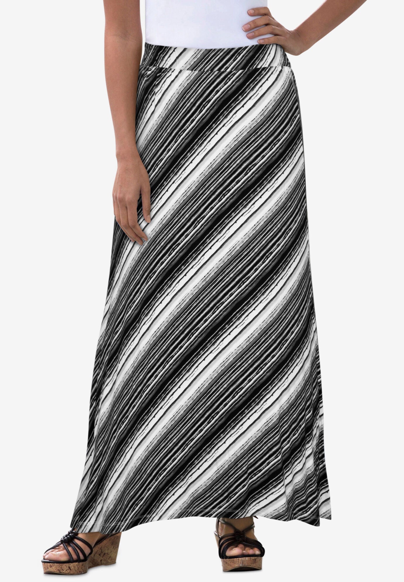 Woman within maxi skirts sale