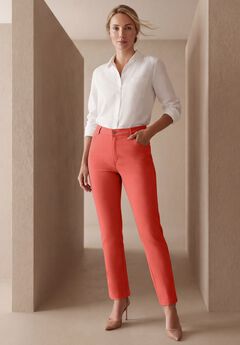 Classic Cotton Denim Straight-Leg Jean